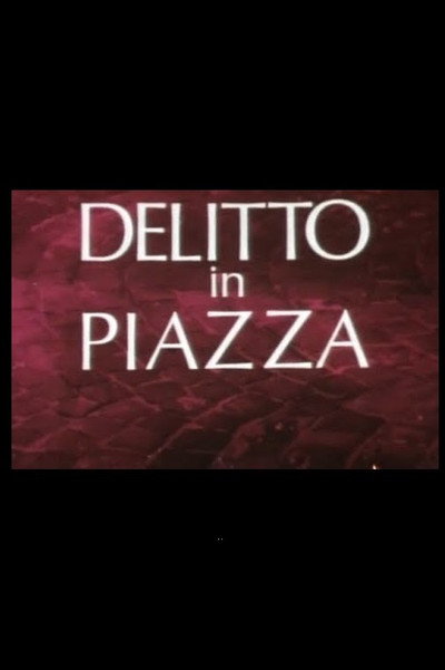 Póster de Delitto in piazza