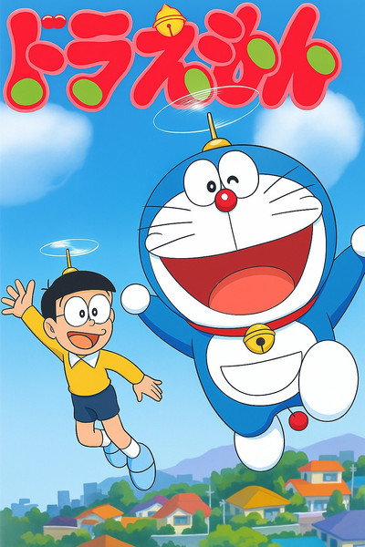 Póster de Doraemon, o gato cósmico