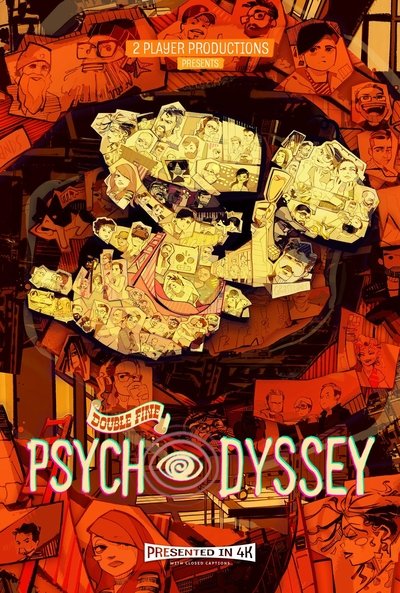 Póster de Double Fine PsychOdyssey