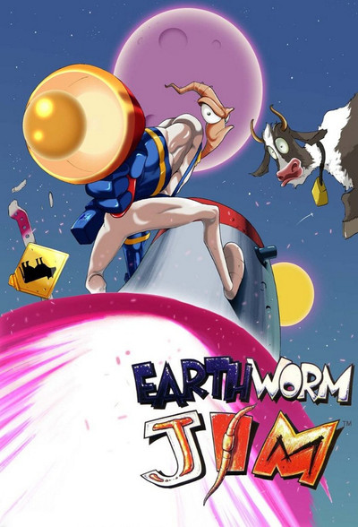 Póster de Earthworm Jim