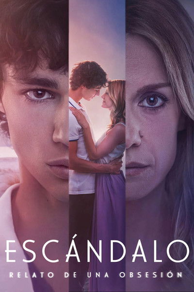Póster de Escándalo, relato de una obsesión