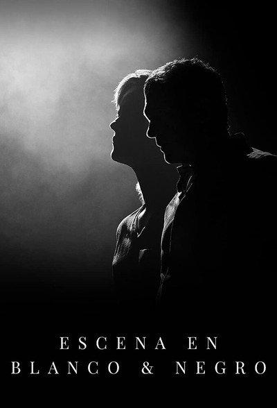 Póster de Escena en blanco y negro