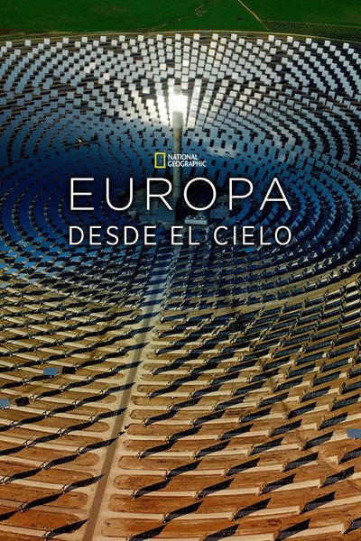Póster de Europa desde el cielo