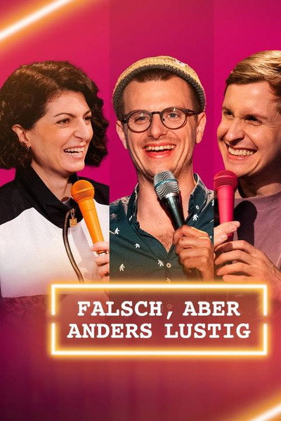 Póster de falsch, aber anders lustig