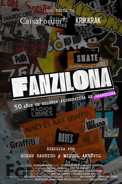 Póster de Fanzilona, 50 años de cultura alternativa en Barcelona (Serie de TV)