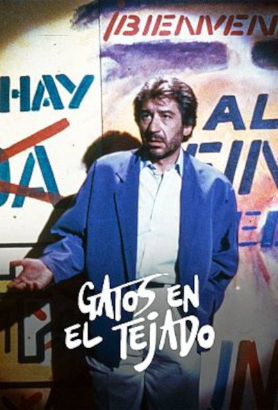 Póster de Gatos en el tejado