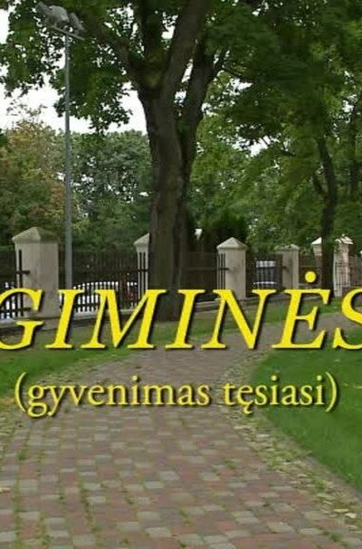 Póster de Gimines. Gyvenimas tesiasi