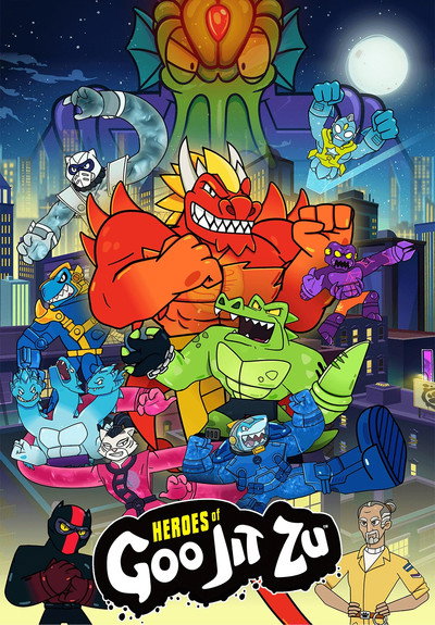 Póster de Héroes de Goo Jit Zu