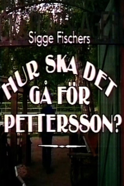 Póster de Hur ska det gå för Pettersson?