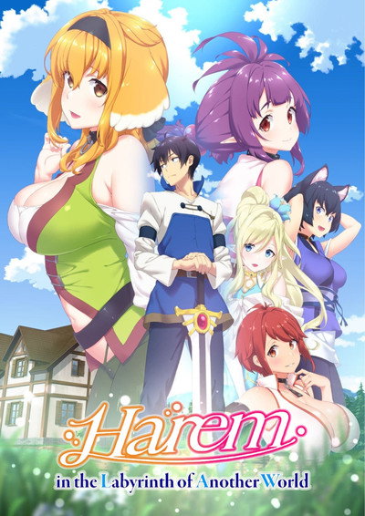 Póster de Isekai Meikyū de Harem