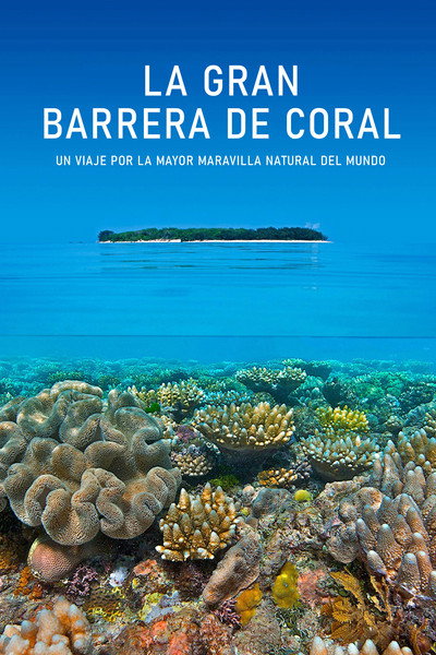 Póster de La gran barrera de coral con David Attenborough