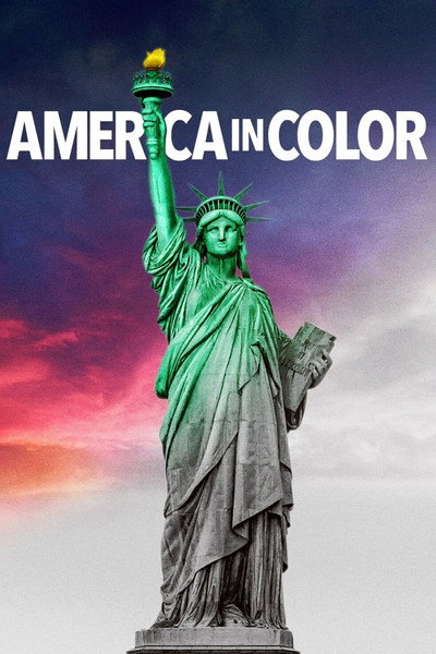 Póster de La historia de América en color