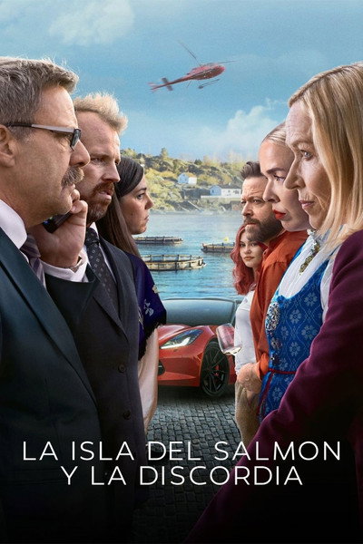 Póster de La isla del salmón y la discordia