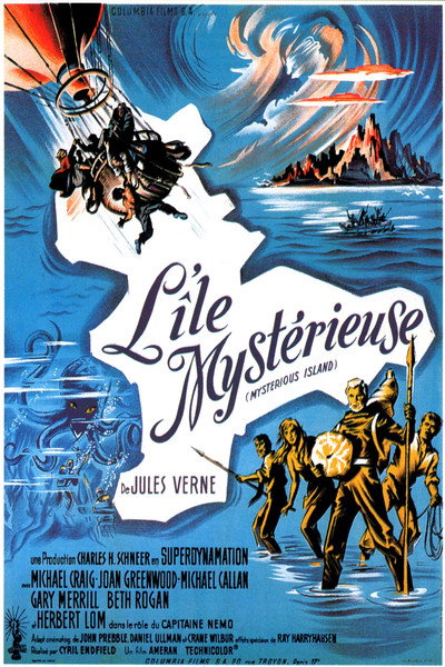 Póster de La isla misteriosa