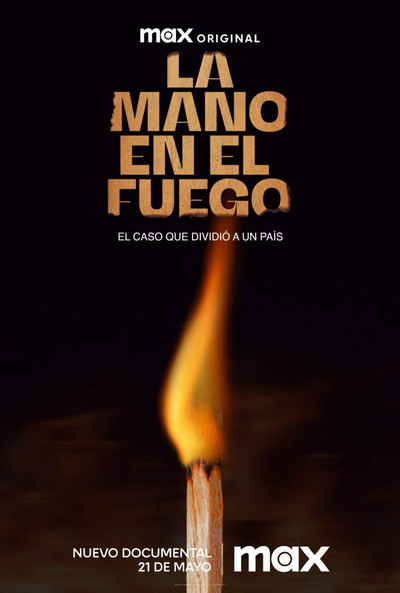 Póster de La mano en el fuego
