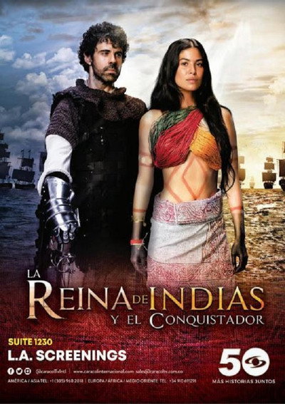 Póster de La Reina de Indias y el Conquistador