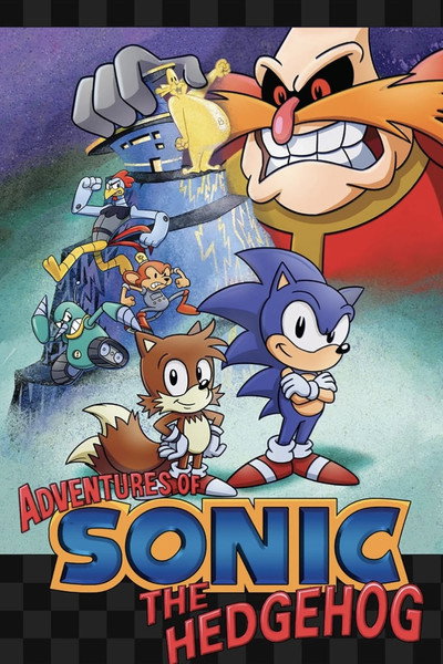 Póster de Las aventuras de Sonic, el erizo