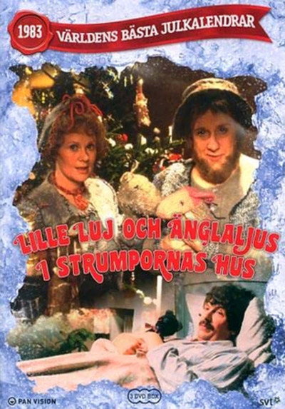 Póster de Lille Luj och Änglaljus i strumpornas hus