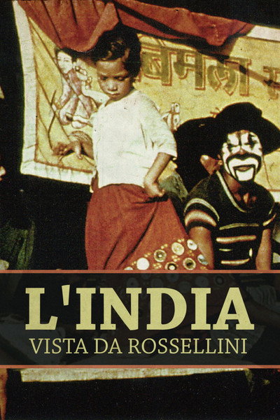 Póster de L'India vista da Rossellini