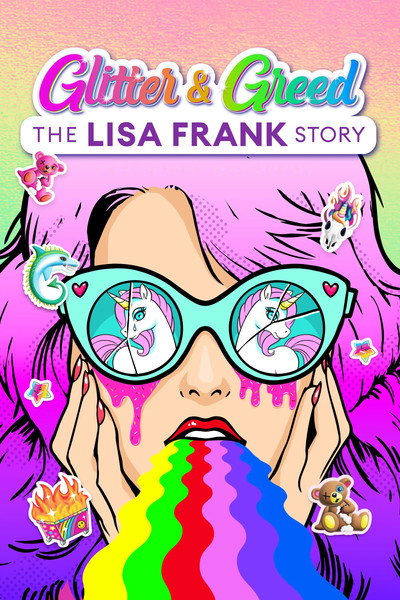 Póster de Lisa Frank: Luces, sombras y purpurina