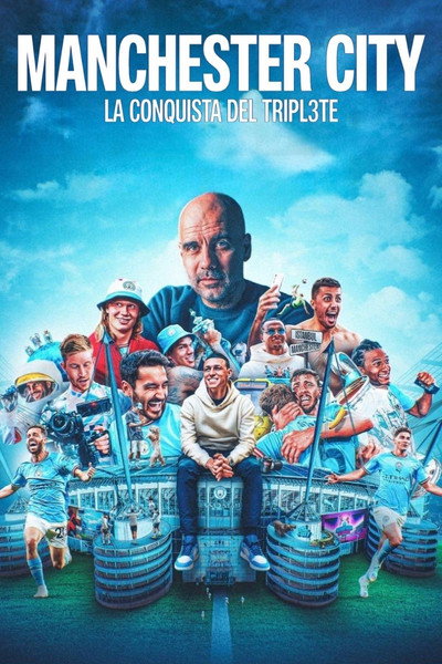 Póster de Manchester City: La conquista del triplete