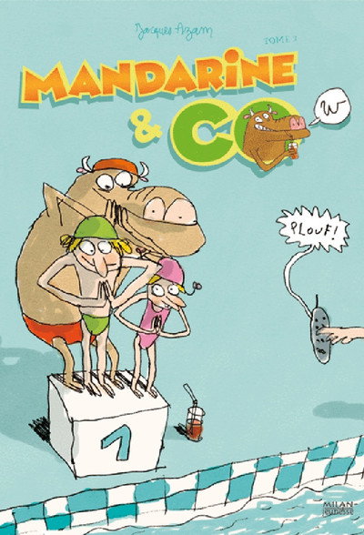 Póster de Mandarina y Vaca