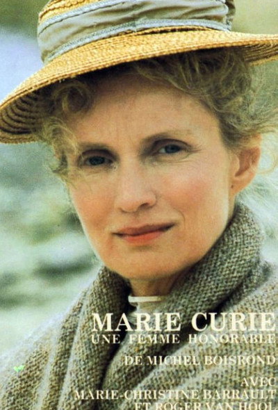 Póster de Marie Curie, una mujer honorable