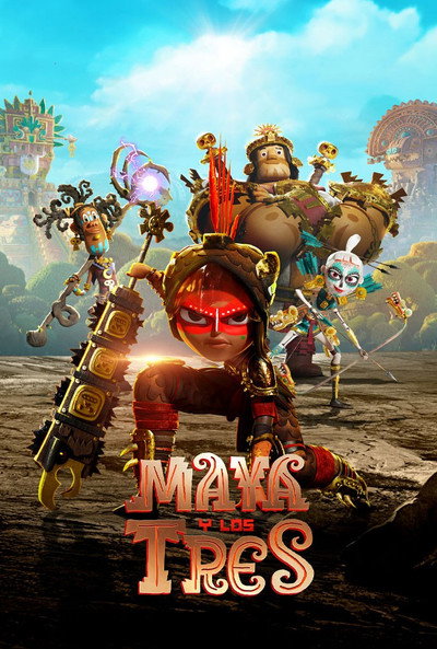 Póster de Maya y los tres