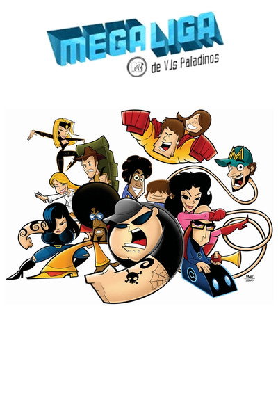 Póster de Mega Liga MTV de VJs Paladinos