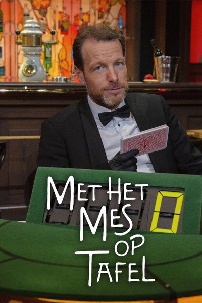 Póster de Met het mes op tafel