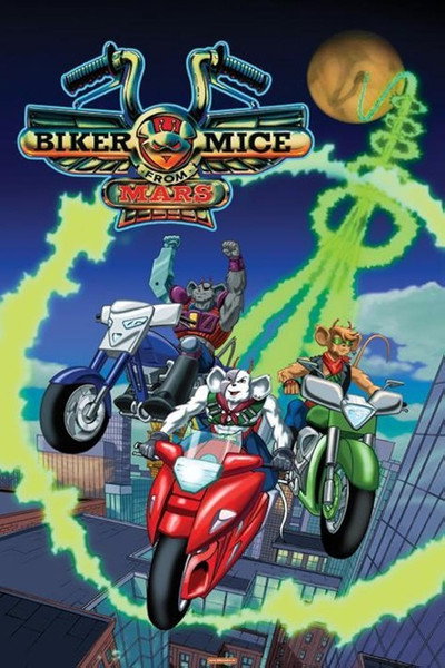 Póster de Motorratones de Marte