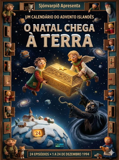 Póster de Navidad Camino a la Tierra