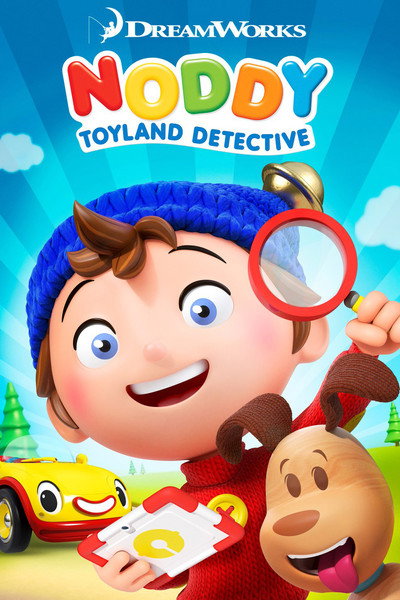 Póster de Noddy, detective en el país de los juguetes