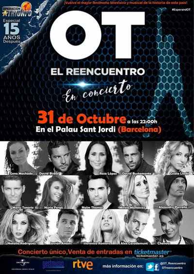 Póster de OT. El reencuentro