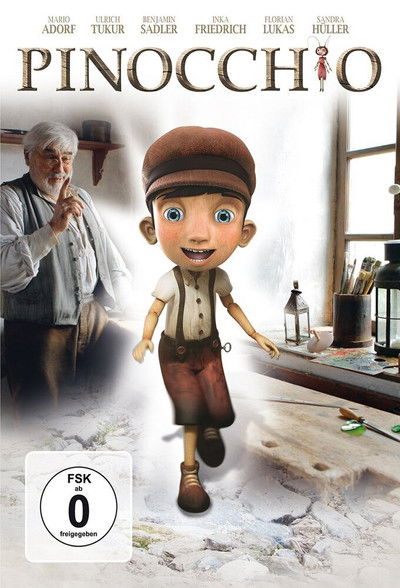 Póster de Pinocho y su amiga Coco