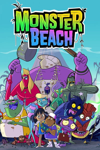 Póster de Playa Monstruo