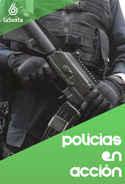 Póster de Policías en acción