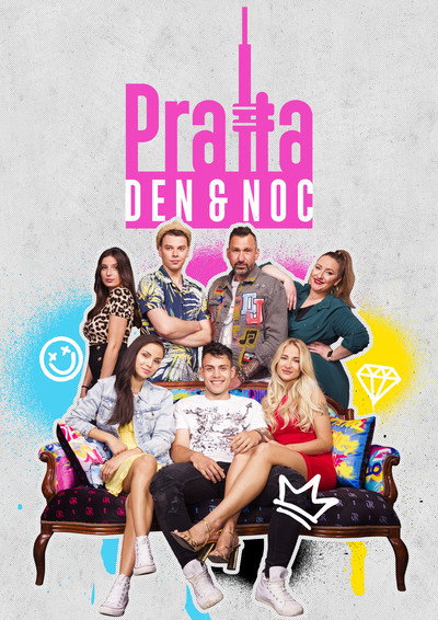 Póster de Praha - den & noc