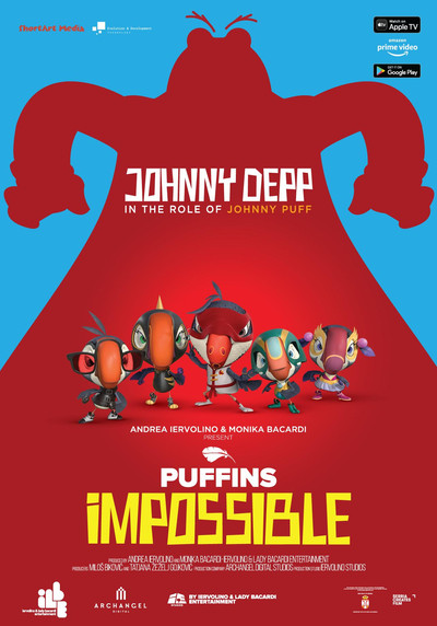 Póster de Puffins Impossible
