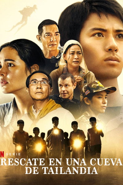 Póster de Rescate en una cueva de Tailandia