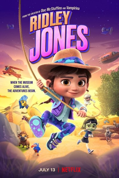 Póster de Ridley Jones, la guardiana del museo