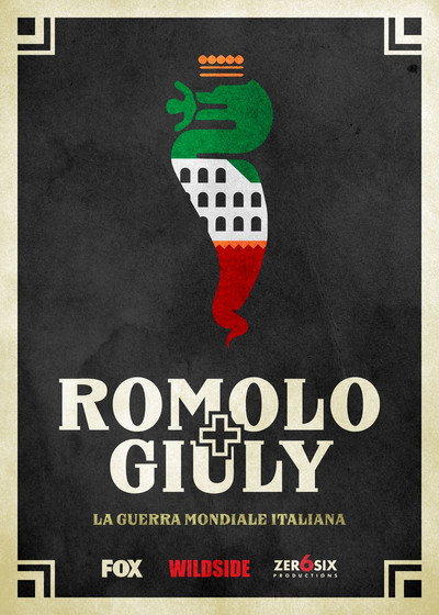 Póster de Romolo + Giuly: la guerra mondiale italiana