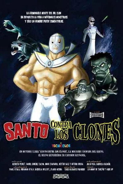 Póster de Santo vs the Clones