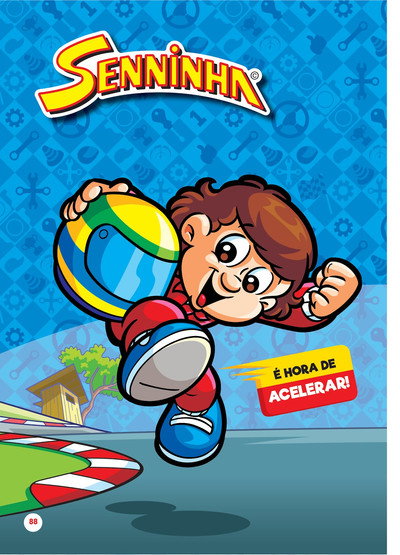 Póster de Senninha En La Pista Loca