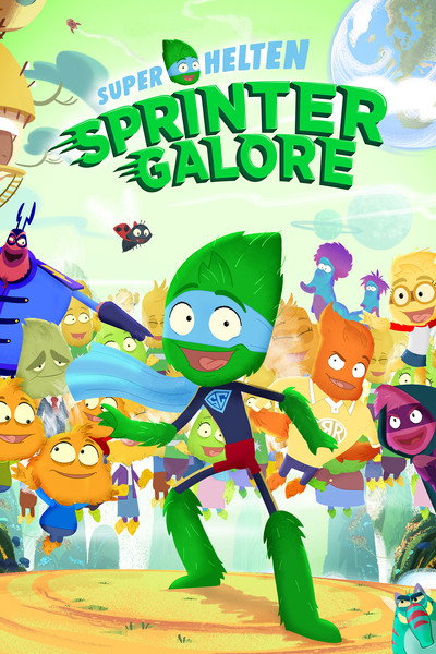 Póster de Superhelten Sprinter Galore