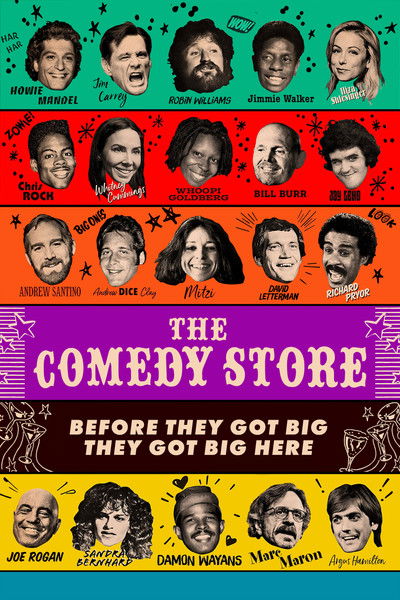 Póster de The Comedy Store. La cuna del humor