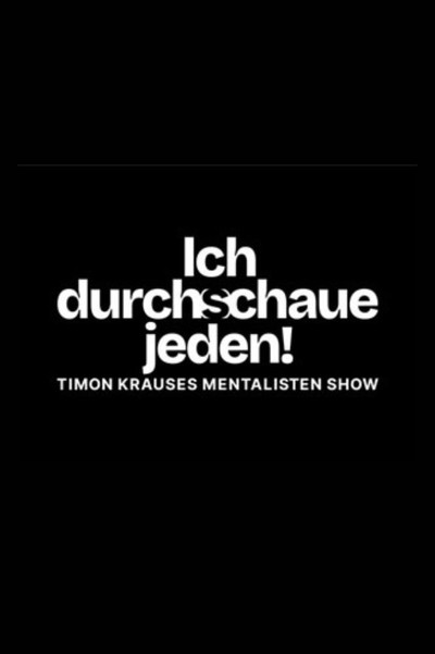 Póster de Timon Krauses Mentalisten-Show - ''Ich durchschaue jeden!''