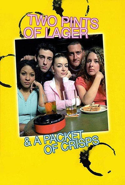 Póster de Two Pints of Lager and a Packet of Crisps