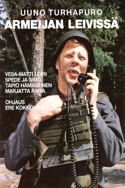 Póster de Uuno Turhapuro armeijan leivissä