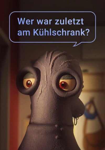 Póster de Wer war zuletzt am Kühlschrank?